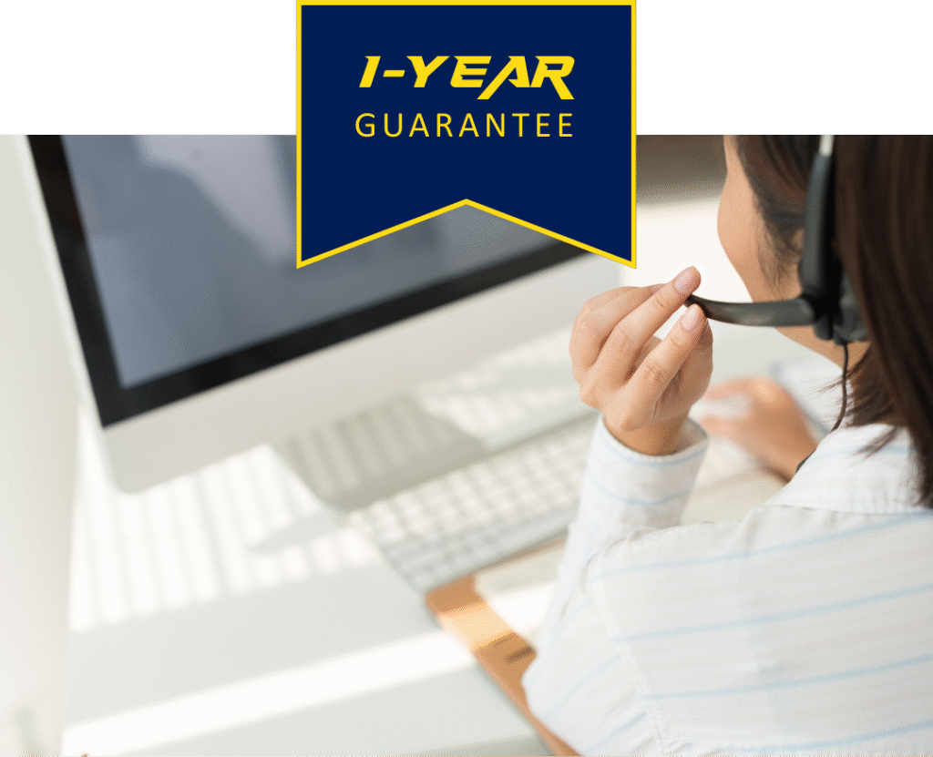1-Year guarantee seal